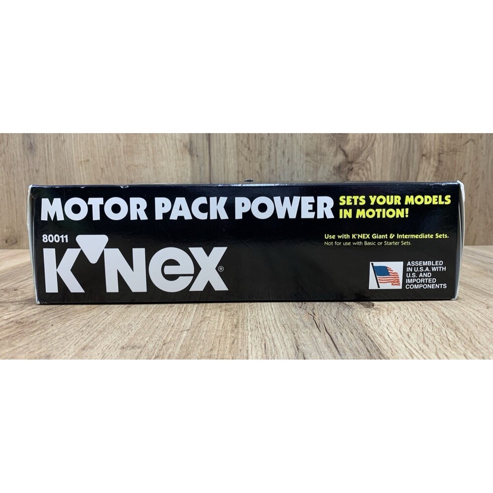 Vintage K’NEX Motor Pack 80011 Factory Sealed NOS 1993 Motorized Building Set - Picture 6 of 11